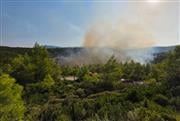Καλύτερη η εικόνα με τη φωτιά στο Μαρκόπουλο Ωρωπού: Μήνυμα του 112 - Επιχειρούν 6 εναέρια μέσα