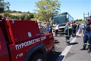 «Δεν άνοιγαν οι πόρτες»: Επιβάτες περιγράφουν τη στιγμή που το λεωφορείο τυλίγεται στις φλόγες στην Περιφερειακή Υμηττού