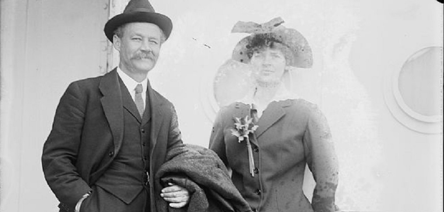 Ο Γκρένφελτ με τη σύζυγό του. / copyright en.wikipedia.org
