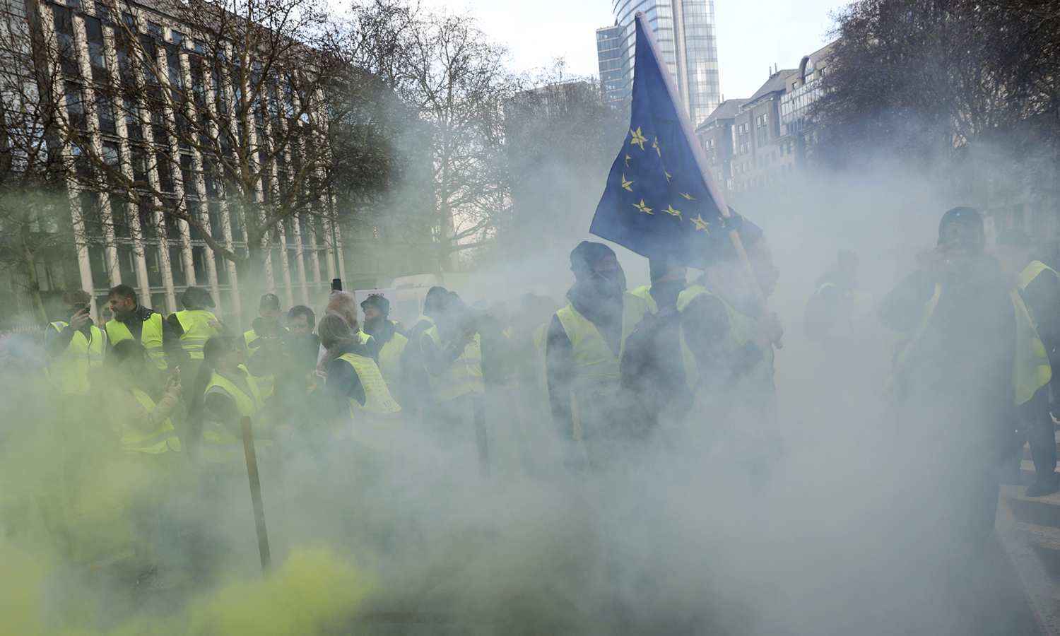 Διαδηλώσεις στις Βρυξέλλες