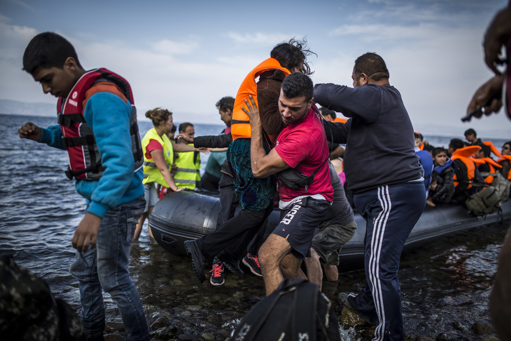 O Σαλάμ Αλντίν σε επιχείρηση διάσωσης προσφύγων στο Αιγαίο