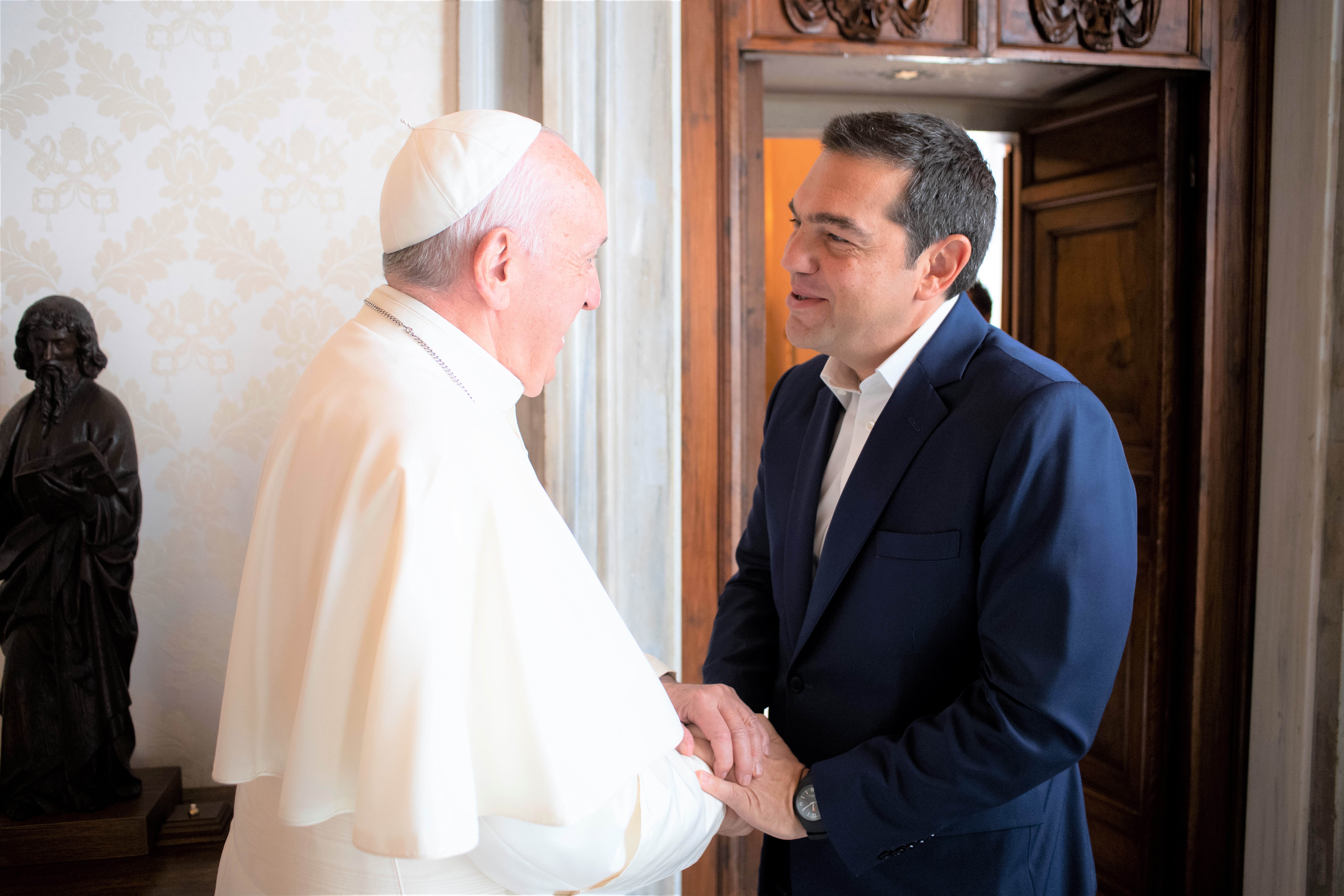 Συνάντηση Τσίπρα - Πάπα Φραγκίσκου