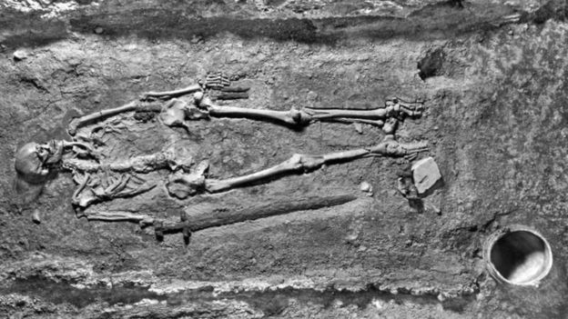 Σκελετός του 10ου αιώνα