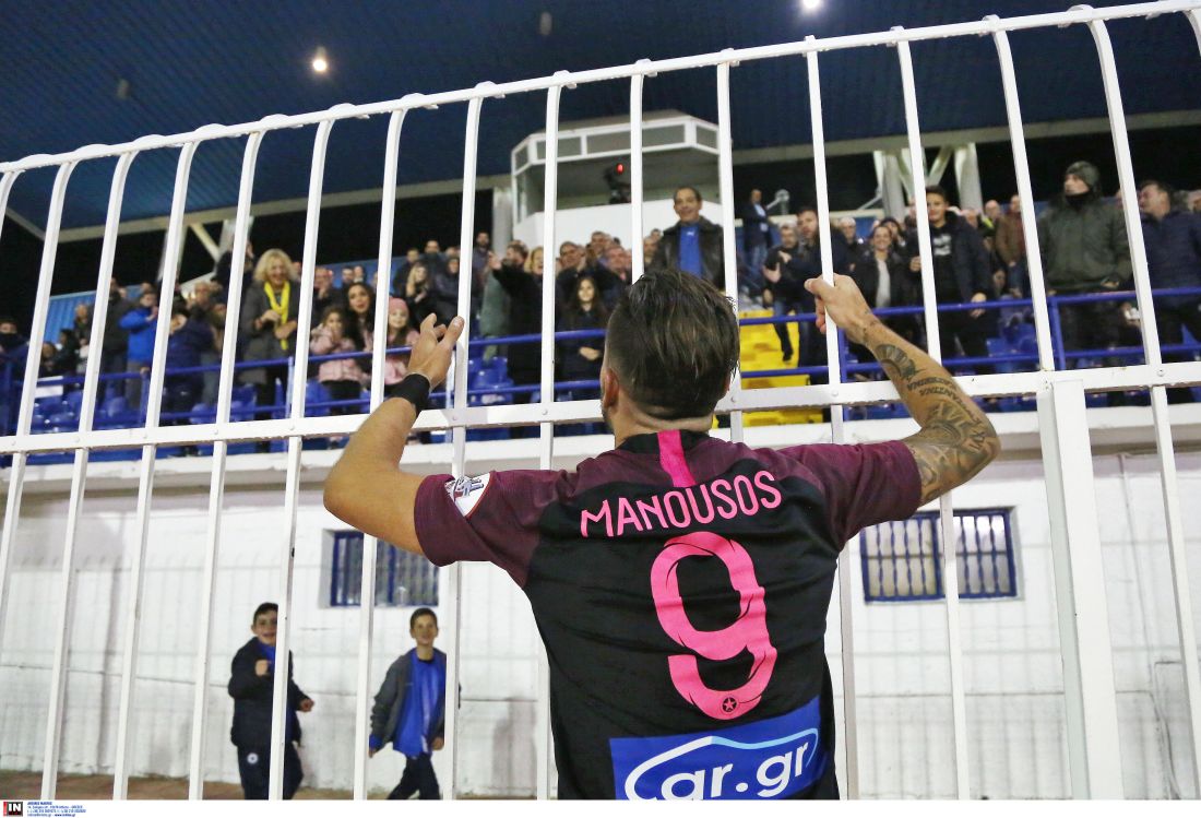O Γιώργος Μανούσος εκτέλεσε εύστοχα το πέναλτι για το 2-1