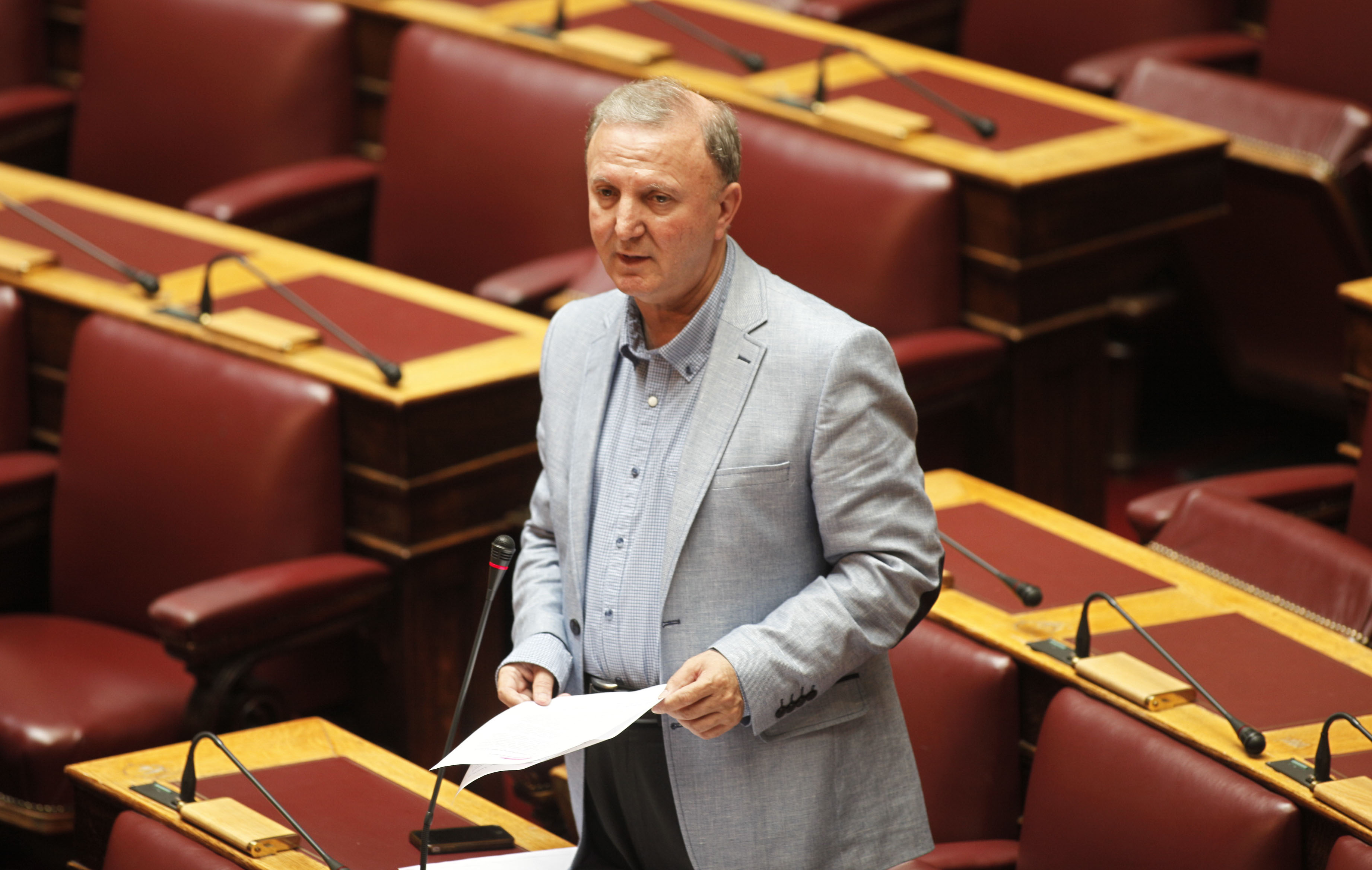 O βουλευτής του ΣΥΡΙΖΑ Σάκης Παπαδόπουλος 