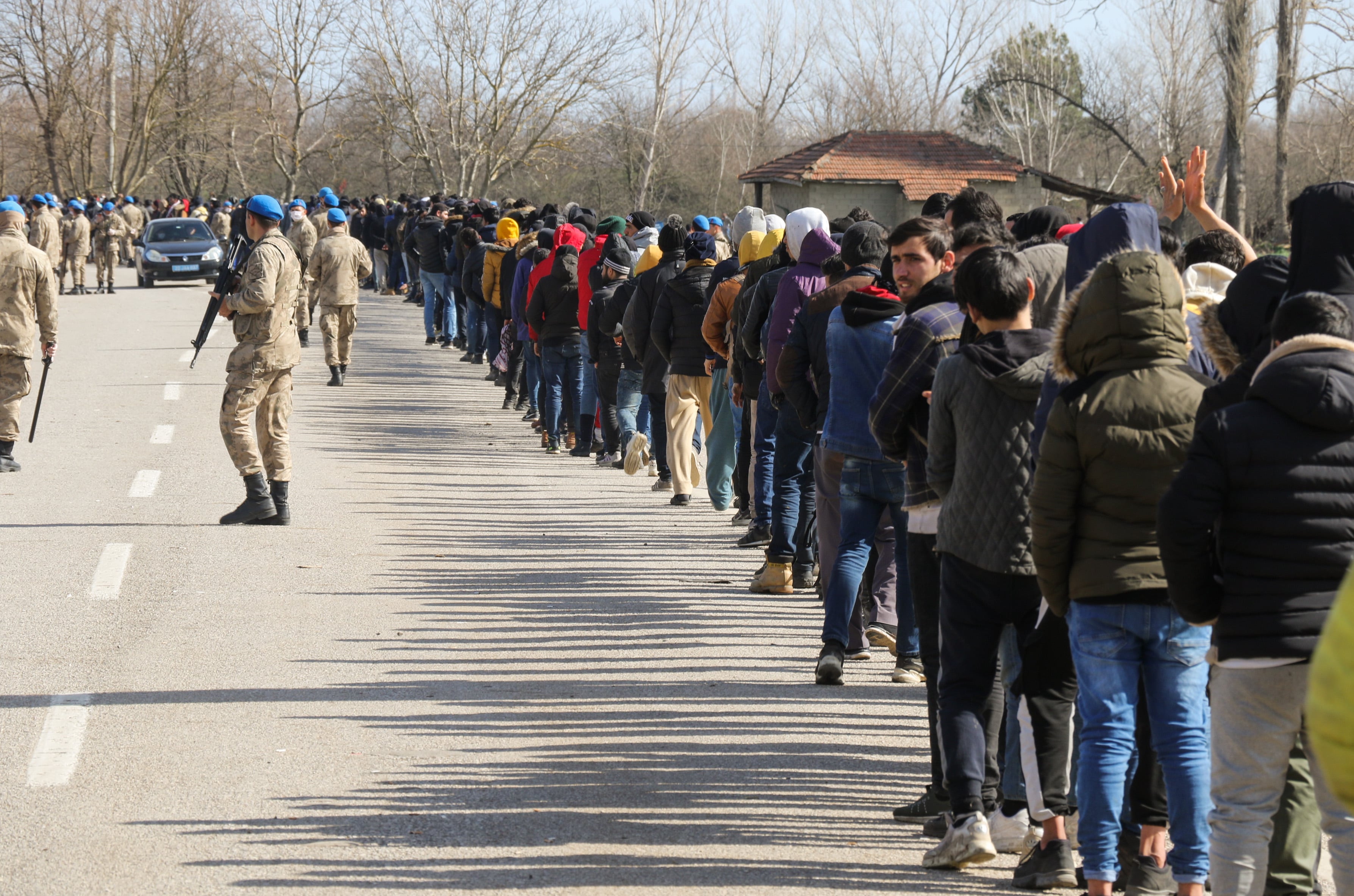 Πρόσφυγες στον Έβρο