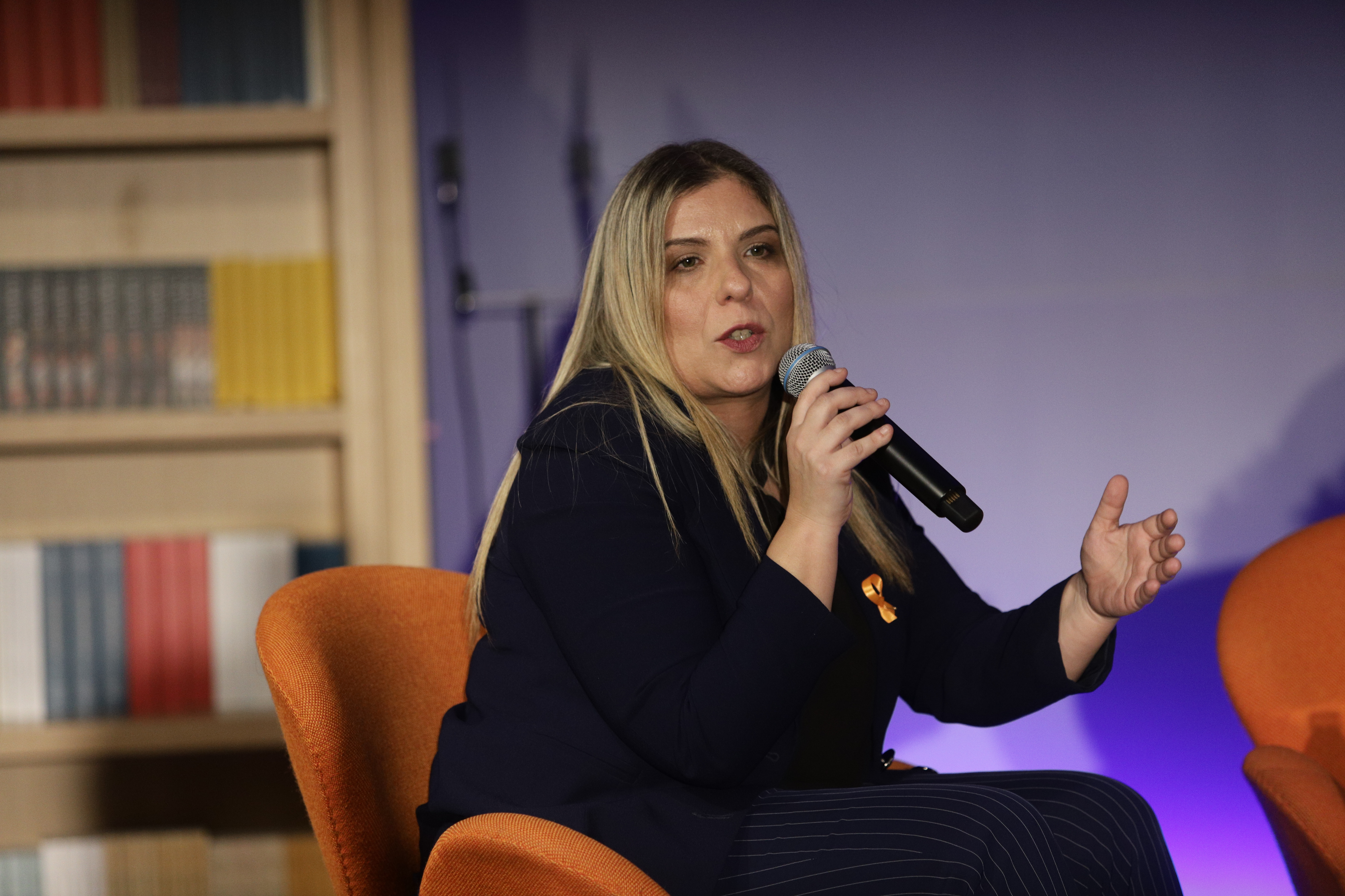 4964085.jpg Η Υφυπουργός Εργασίας και Κοινωνικών Υποθέσεων, αρμόδια για τη Δημογραφική Πολιτική και την Οικογένεια Μ. Συρεγγέλλα