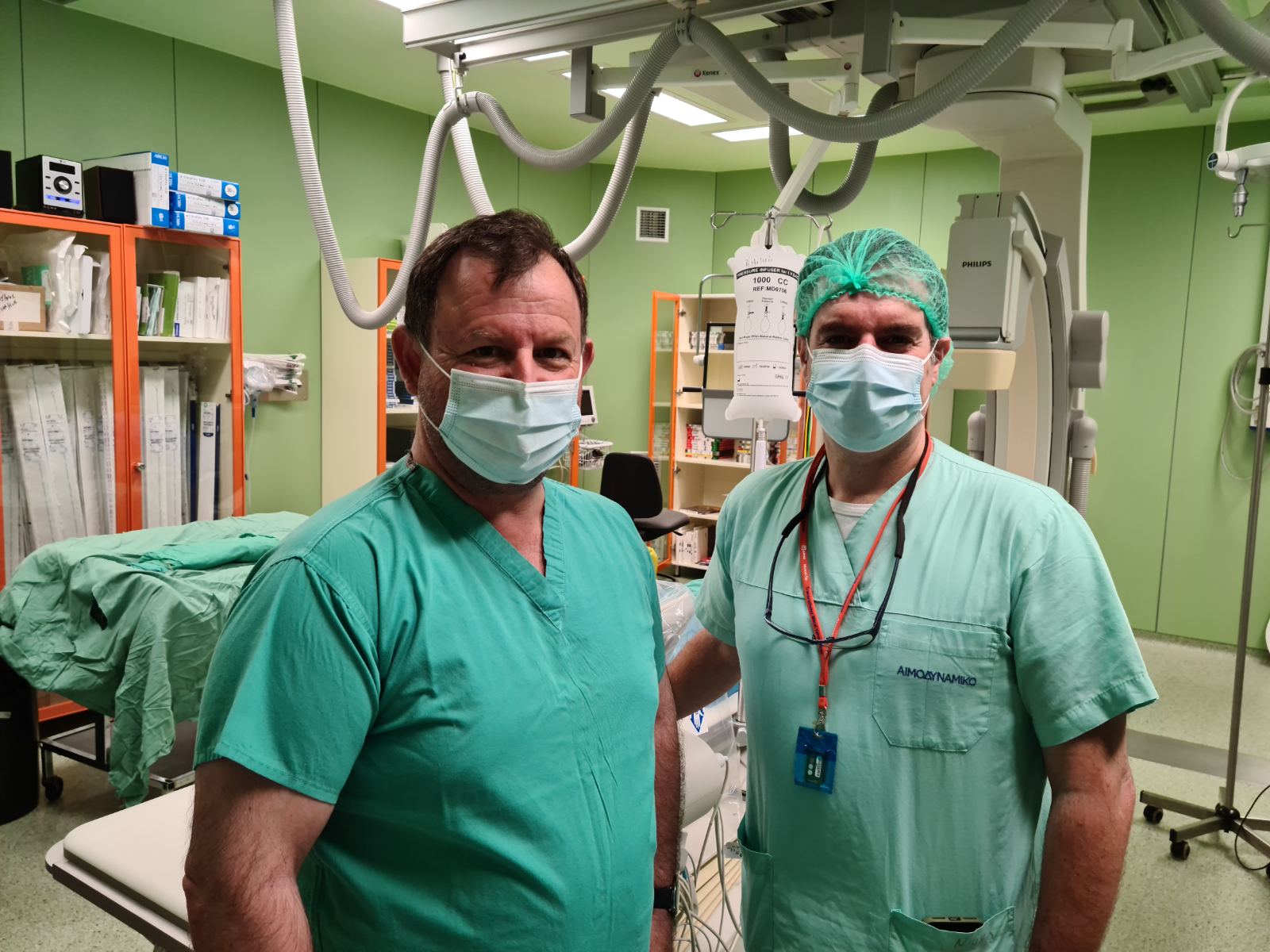 Ο Βασίλης Γιόγιακας στο νοσοκομείο