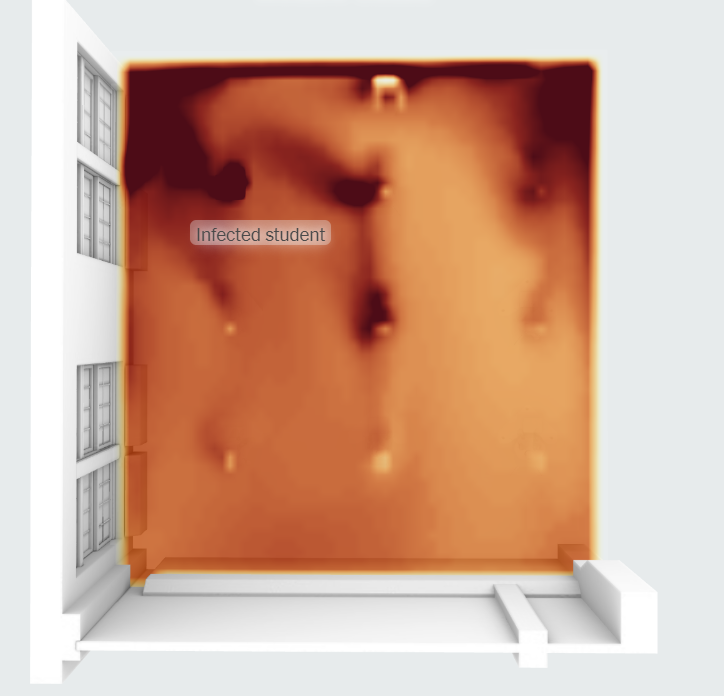 μαθητές που μολύνονται με κορονοϊό στη σχολική αίθουσα
