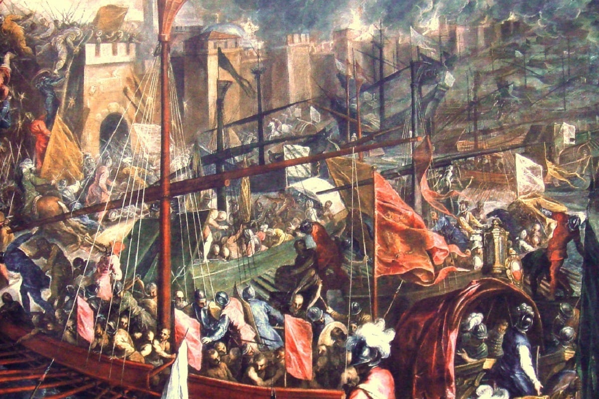 prisedeconstantinople1204palmalejeune.jpg Άλωση Κωνσταντινούπολης, Φράγκοι