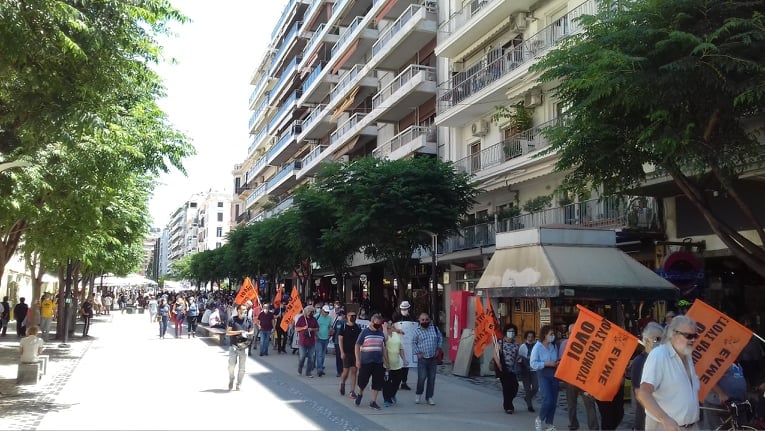 Πορεία στη Θεσσαλονίκη