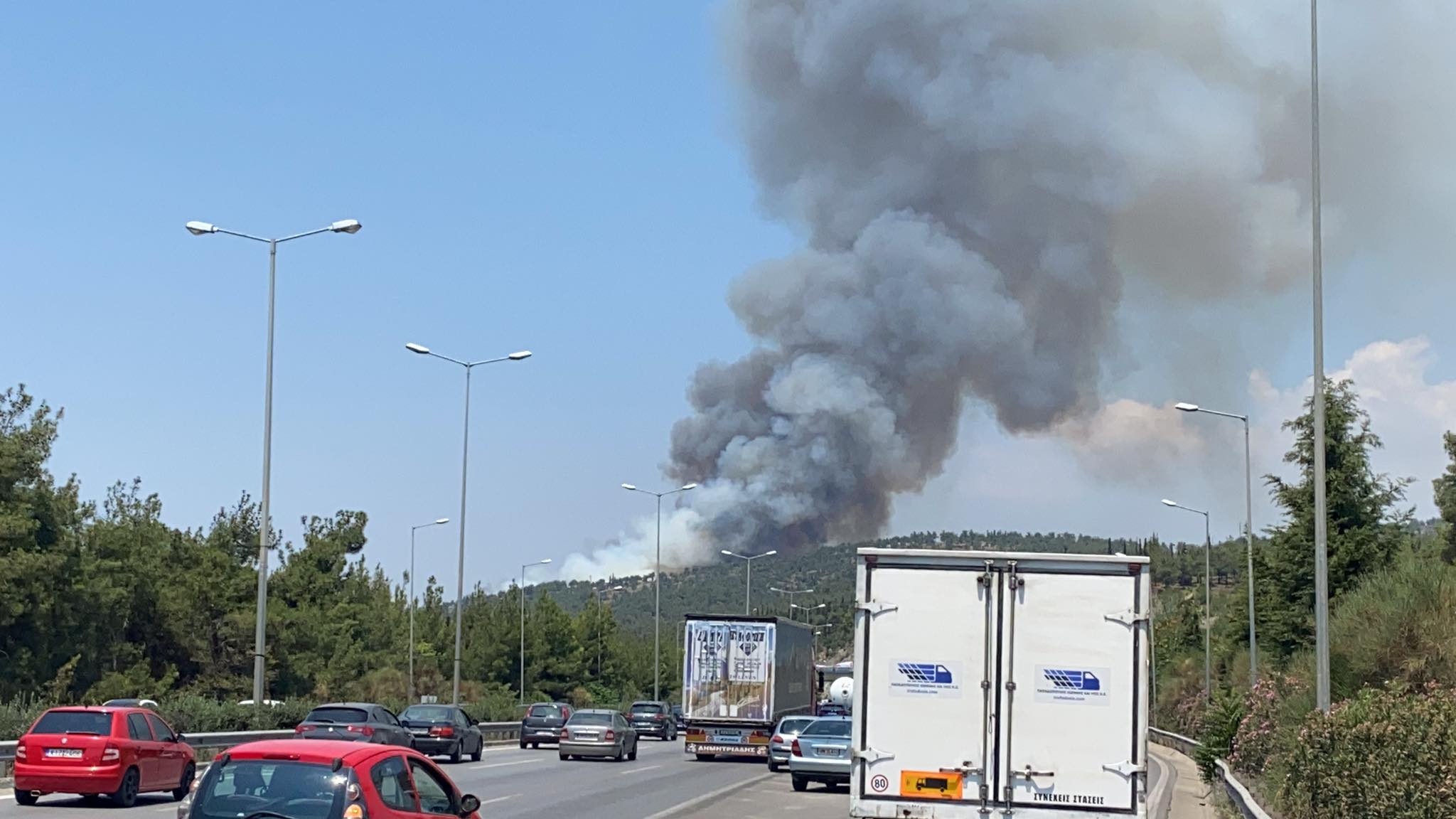 Φωτιά στο Σέιχ Σου