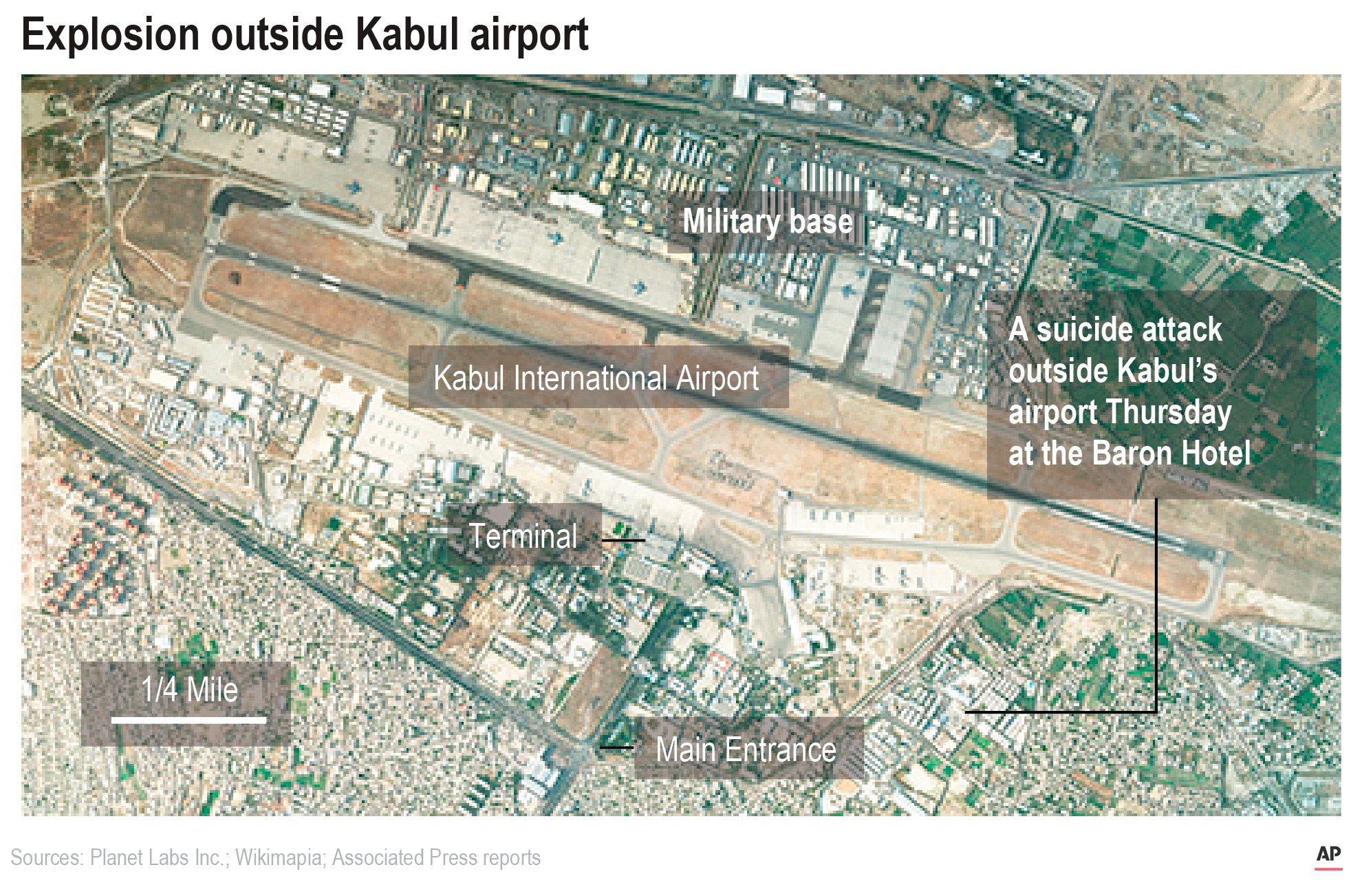 δορυφορική εικόνα - επίθεση στην Καμπούλ