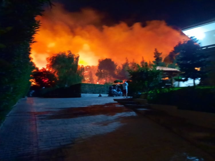 φωτιά Νέα Μάκρη