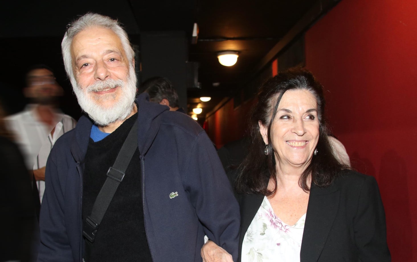 Η Νένα Μεντή με τον σύντροφό της ηθοποιό Σταύρο Μερμήγκη