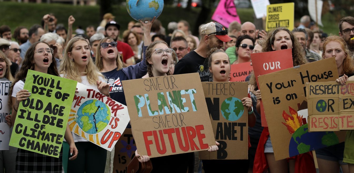 Παγκόσμια απεργία για την κλιματική αλλαγή: «Είμαστε το μέλλον» (pics)