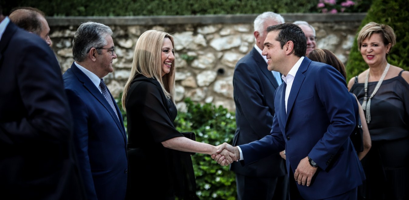 Αλέξης Τσίπρας - Φώφη Γεννηματά