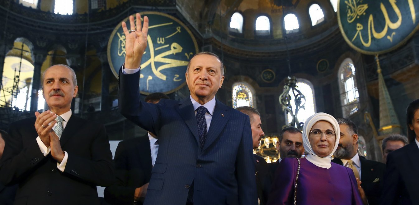 Η Αγία Σοφία ως πολιτικό «όπλο» στα χέρια του Ερντογάν