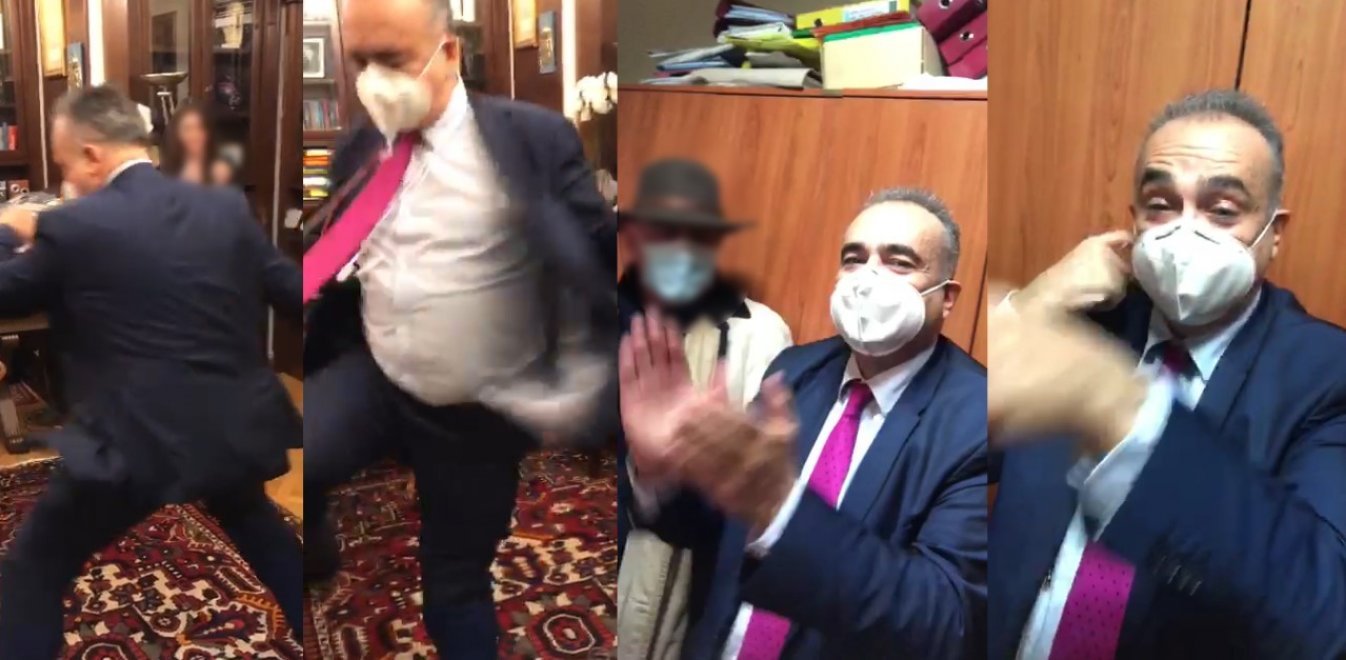 Σεισμός, σεισμός Δημήτρης Βερβεσός» με ζεϊμπέκικα και συνωστισμό - Βίντεο  από το πάρτι | Έθνος