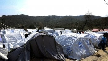 Το κέντρο υποδοχής στη Μόρια