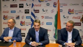 Ο Κυριάκος Μητσοτάκης στη ΔΕΘ