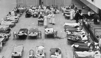 Ασθενείς με ισπανική γρίπη