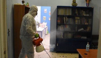 κορονοϊός, απολύμανση, σχολεία