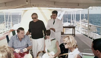 Ωνάσης στο γιοτ Χριστίνα