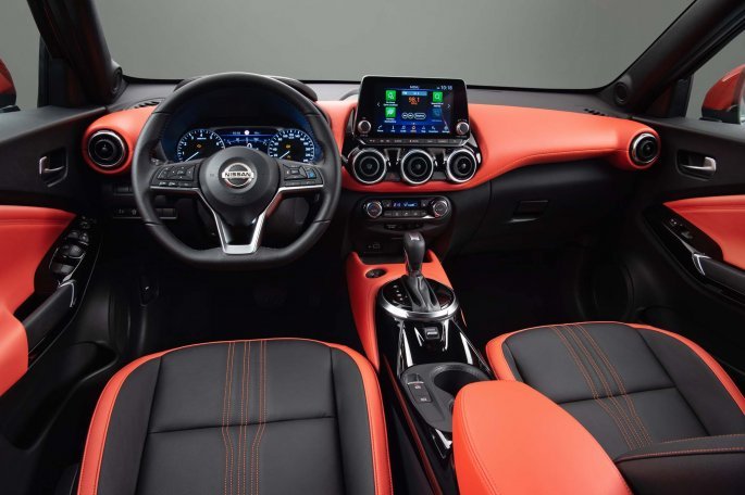 nissan_juke_2019_2.jpg Ψηφιακός πίνακας οργάνων και μεγάλη οθόνη αφής στο κέντρο του ταμπλό χαρακτηρίζουν το εσωτερικό