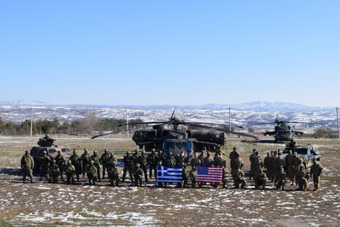 Κοινή άσκηση ενόπλων δυνάμεων Ελλάδας-ΗΠΑ