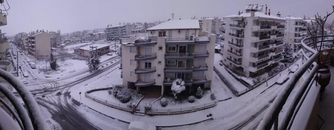 Χιονίζει από το βράδυ του Σαββάτου στις Σέρρες